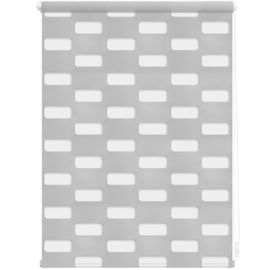 Lichtblick Doppelrollo Arena 45 x 150 cm grau