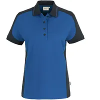 Hakro Damen Poloshirt Contrast Mikralinar® royalblau/anthrazit, 2XL