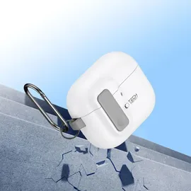 TECH-PROTECT Slim Hook Case for AirPods 4 Weiß