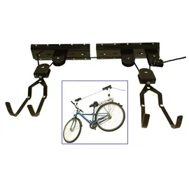 Hi Fahrradlift Fahrradgarage Metall schwarz, Tragkraft 20 kg
