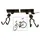 Hi Fahrradlift Fahrradgarage Metall schwarz, Tragkraft 20 kg