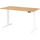 bümö Schreibtisch 160x80 cm Eiche / Weiß