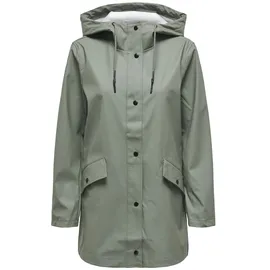Only Regenmantel Damen Agave Green M