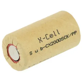 XCell 10 Stück XCell Akku Sub-C 1,2V / 2000mAh 2000SCK/PP