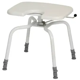 Nordic Holz Nordic Duschhocker 360° drehbar mit Intimausschnitt