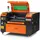 Vevor 50 W CO2-Lasergravierer, 300x500mm, 500mm/s Laserschneidmaschine mit 2-Wege-Pass-Air-Assist, kompatibel mit LightBurn, CorelDRAW, AutoCAD, Windows, Mac OS, Linux, für Holz, Acryl, Stoff