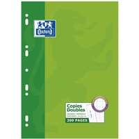 Oxford Copies doubles perforées, A4, séyès, 200 pages