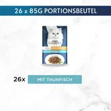 Katzenfutter Nass Thunfisch 26x85g Gourmet Perle Erlesene Streifen Packung