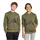 Adidas Essentials Big Logo Kapuzenpullover Olive Strata / Black 140