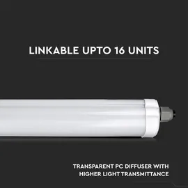 V-Tac Wannenleuchte 2160 lm 18 W IP65 kaltweiß 60 cm