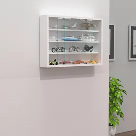 VCM Hängevitrine Agisa M 57 x 10 x 0 cm Weiß