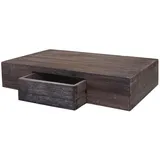 berlinlodge Wandregal Ilse 40 x 25 x 8 cm Braun