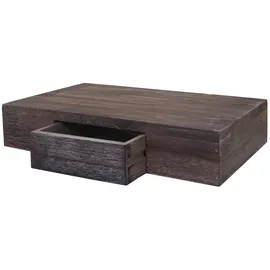 berlinlodge Wandregal Ilse 40 x 25 x 8 cm Braun