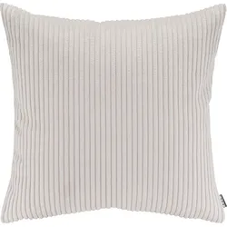 Dekokissen H.O.C.K. "Corduroy", beige (beige, natur, cord), B:50cm H:10cm L:50cm, Polyester, Dekokissen_Sitzkissen_Kissenhüllen, weiches Cord