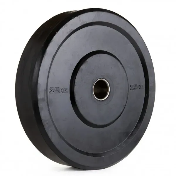 Nordic Fighter Schwarz Stoßstangen-Gewichtsscheiben 5kg / 50mm (1 Stck)