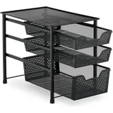 Relaxdays Schubladenregal Schubladenorganizer 0 x 0 x 0 Schwarz