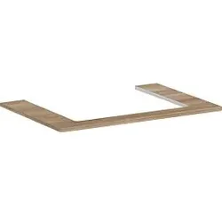 hansgrohe Xelu Q Konsole 54109230 780 x 550 mm, Ausschnitt 600 x 480 mm, Eiche Natur