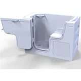 hak Handelsagentur Koch SERENITY Sitzwanne mit Tür/Seniorenwanne 130x75cm Ausführung Links