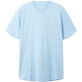 TOM TAILOR Denim Herren Basic T-Shirt blau, Uni, Gr. M