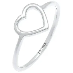 Elli Herz Cut Out Design Filigran 925 Sterling Silber 58 Damen 
