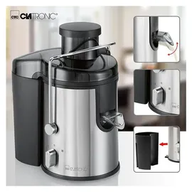Clatronic AE 3666 Slow Juicer silber