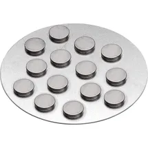 KnorrPrandell Knorr Prandell Magnete 10x2 mm, extra stark, sehr klein, 12 Stück Beutel + Einkaufswagen Chip Gratis