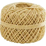 PATTBERG PRÄSENT Kordel Wolga glänzend gold 2,0 mm x 20,0 m