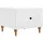 vidaXL Couchtisch mit Schubladen Weiß 49 x 50 x 40 cm Holzwerkstoff