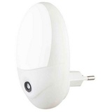 GLOBO Lighting LED-Nachtlicht NIGHTLY, Weiß - Kunststoff - für die Steckdose - mit Sensor