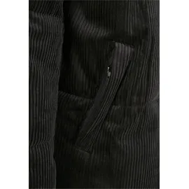 URBAN CLASSICS Boxy Corduroy Puffer Jacke Black XL