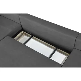 OTTO home Eckcouch Cord 2-Sitzer Grau