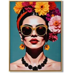 Signes Grimalt  Gemälde, Leinwände Frau Blumenmalerei  in Multicolor, Einheitsgrösse
