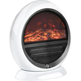 Homcom Standkamin Mini Tisch Weiß