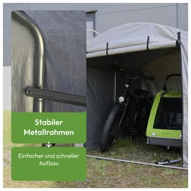 Novaterra Fahrradgarage anthrazit 160 x 219 x 165 cm