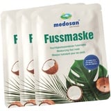 Medosan Fußmaske 3 Paar im ANGEBOT - Fußpflege Hornhautentferner Peeling Socken