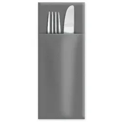 SWS 1250 Servietten Bestecktaschen CutleryStar PREMIUM PAP 40x32 cm grau