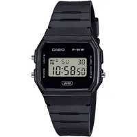 Casio timeless collection Uhr F-91WB-1A | schwarz