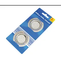 Global Partner Import von Nonfood-Waren GmbH Abflusssiebe Edelstahl 2er Pack