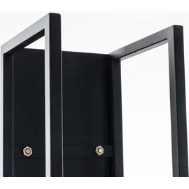 CLP Kaminholzständer Spark Metall schwarz-matt 25 x 25 x 120 cm