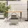 vidaXL Garten-Essgruppe 3-tlg. Grau