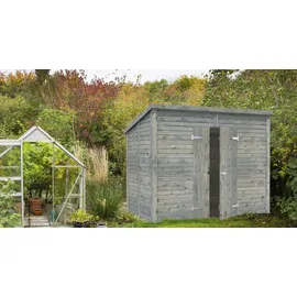 Palmako Leif Gerätehaus 273 x 170 cm Grau Tauchgrundiert