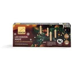 Dekor kableloser Kerzenzauber Deluxe - beige