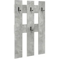VidaXL Garderobenständer Betongrau 65 x 3 x 100 cm
