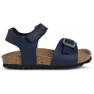 GEOX Jungen B Chalki Boy Sandalen, Navy Dk Red, 27