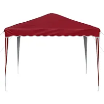 vidaXL Pop-up Partyzelt 2,88 x 2,88 m Bordeauxrot