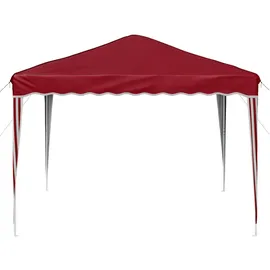 vidaXL Pop-up Partyzelt 2,88 x 2,88 m Bordeauxrot