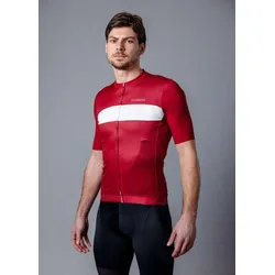 Profi-Radsport-Shirt Herren Kurzarm-Radsport-Shirt Radsport-Bekleidung ROT XL