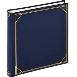 Walther Standard blau      30x30 100 Seiten weiß Fotoalbum MX200L