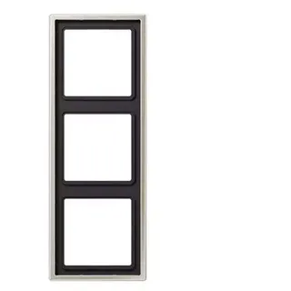 Jung Rahmen 3-fach Edelstahl