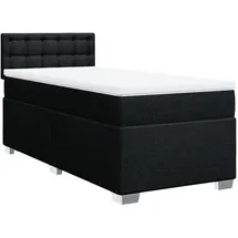 vidaXL Boxspringbett 180 x 200 cm Schwarz